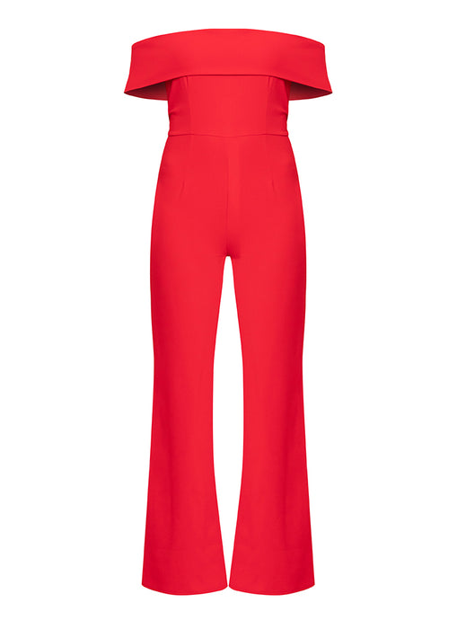 Midsy Hot Red Jumpsuit
