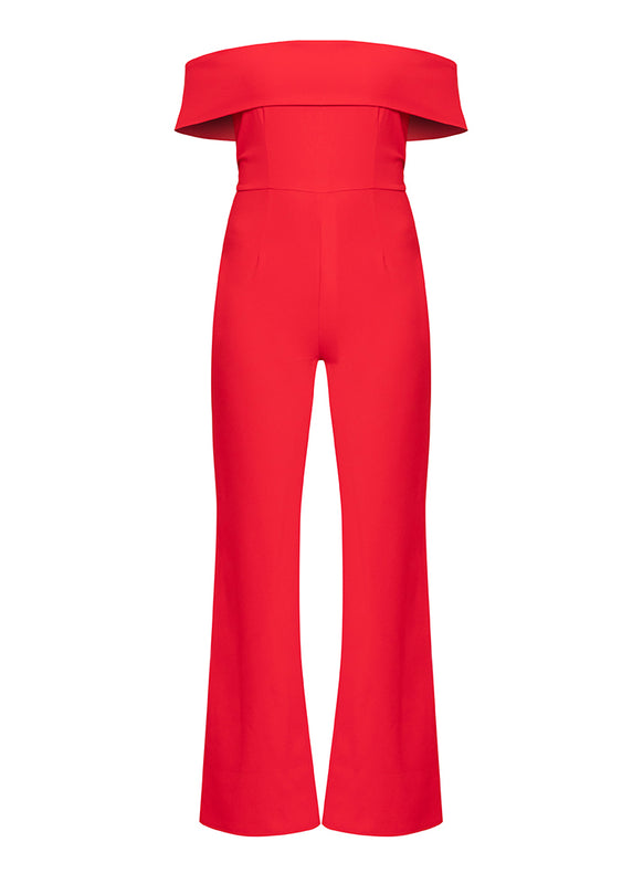 Midsy Hot Red Jumpsuit