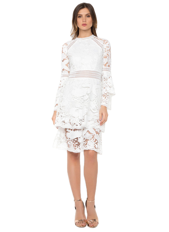 White Crochet Shakespeare Dress
