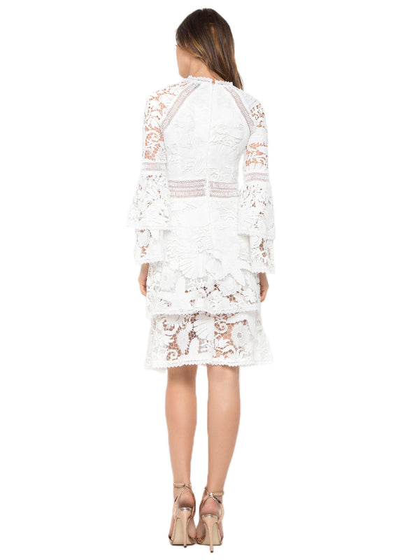 White Crochet Shakespeare Dress
