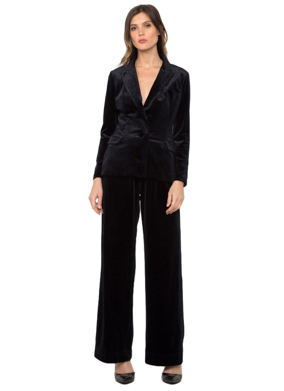 Velvet Suit Set (Black)