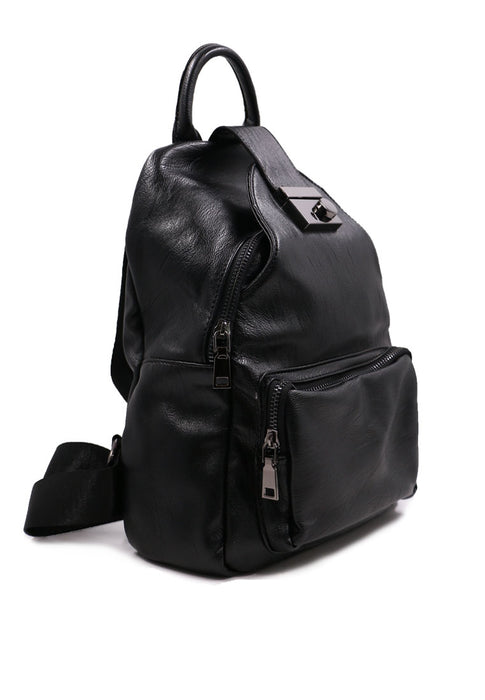 Black Backpack side