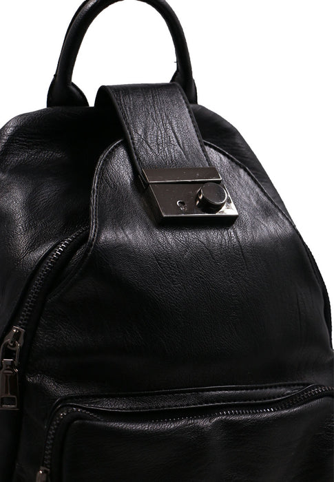 Black Backpack closeup