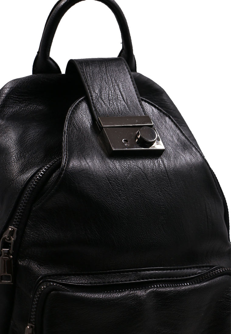 Black Backpack side