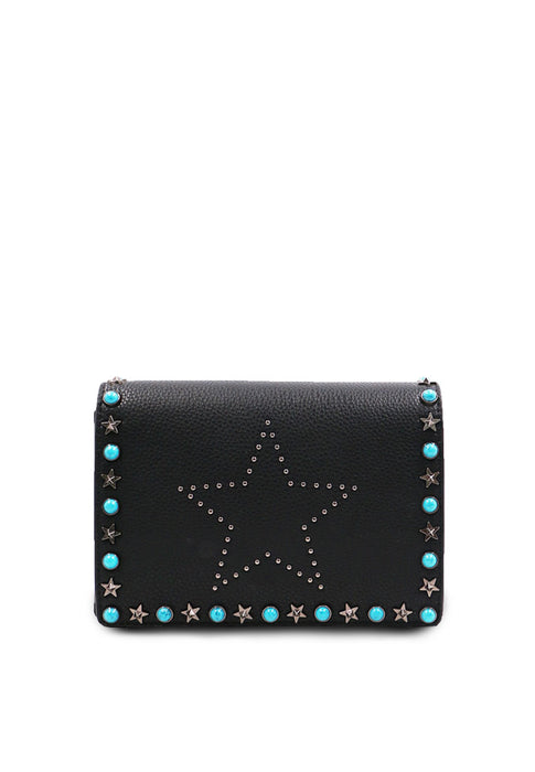 Blue Rivet Handbag front