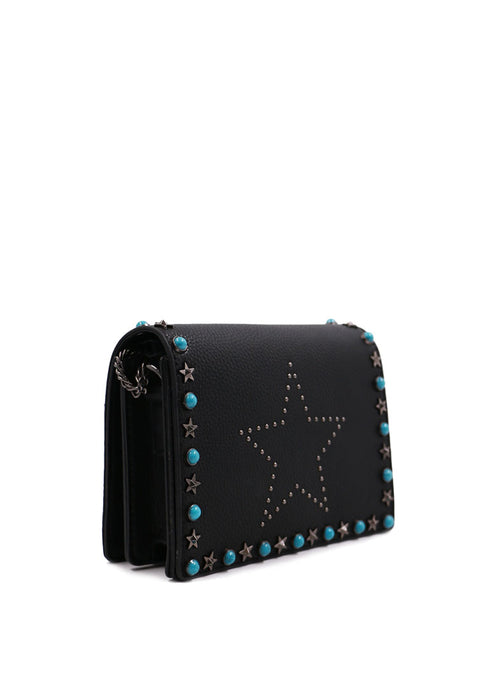 Blue Rivet Handbag side