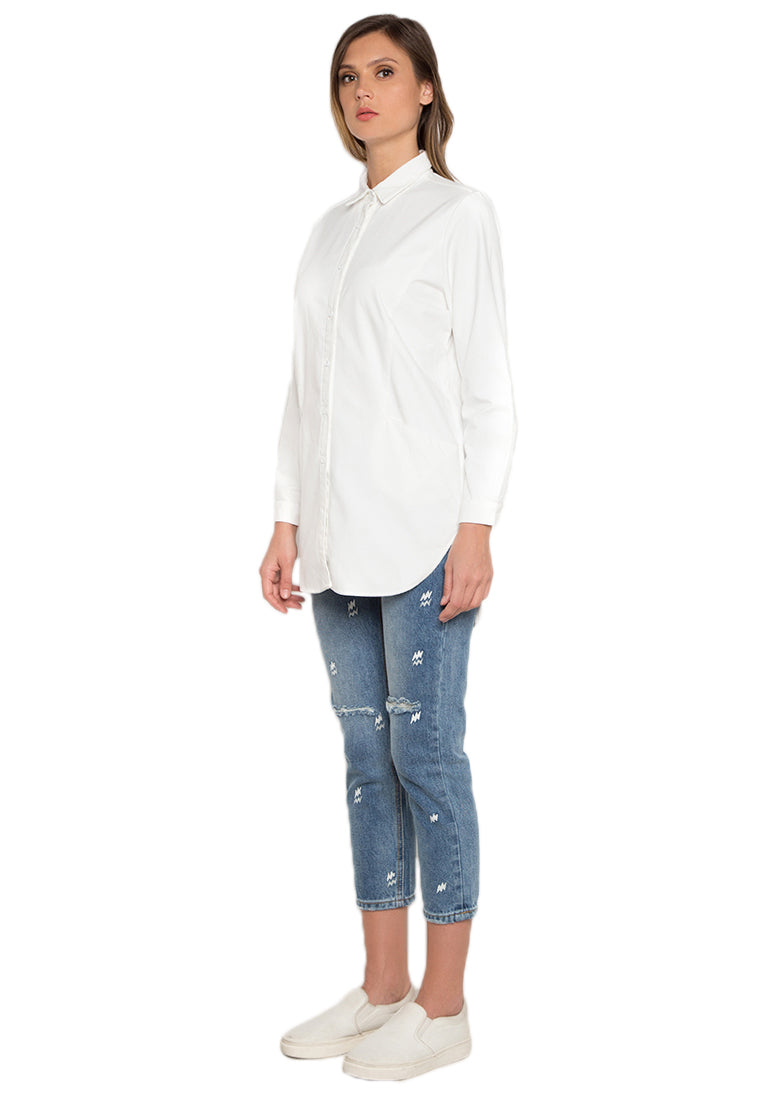 High Low Long Sleeve Shirt nomodel