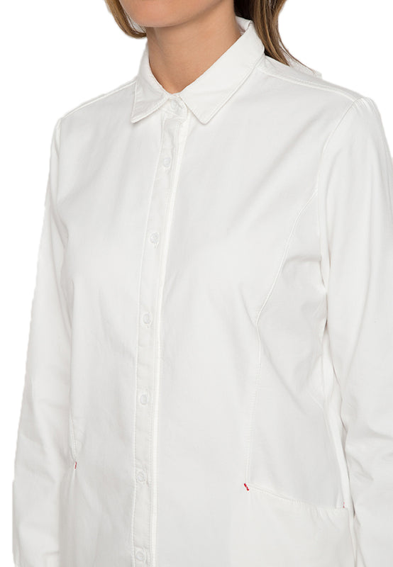 High Low Long Sleeve Shirt closeup