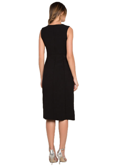 Circled Sheath Midi Dress backside