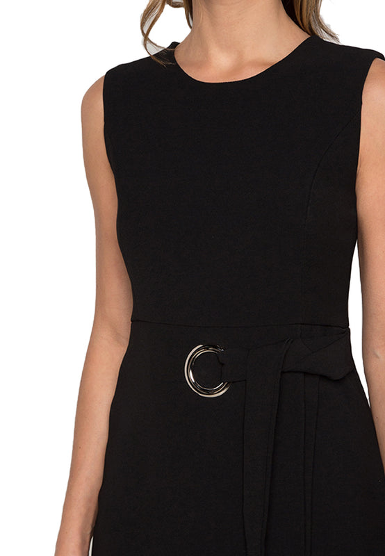 Circled Sheath Midi Dress closeup