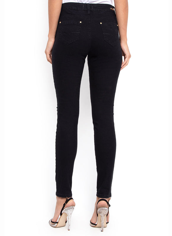 Charcoal Ripped Denim Pants