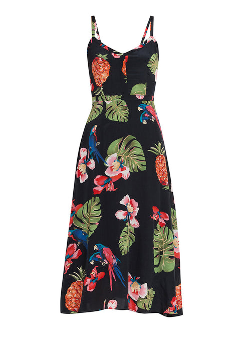 Leia Silk Midi Dress nomodel