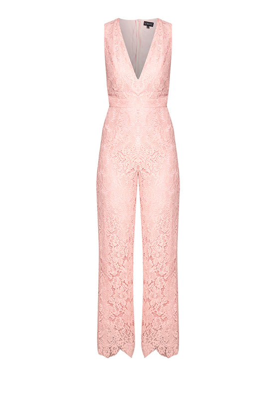 V Neck Sleeveless Jumpsuit nomodel