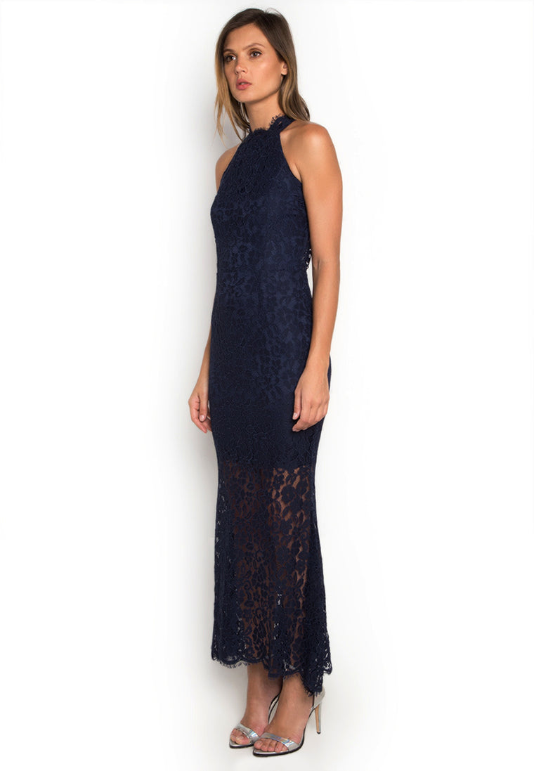 Halter Laced Maxi Dress nomodel