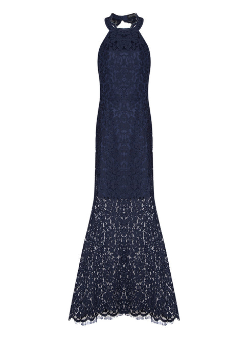 Halter Laced Maxi Dress nomodel