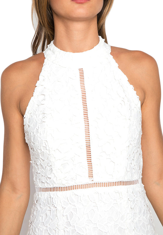 Hollow Out Crochet Dress closeup