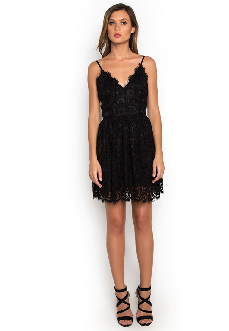 Black Nina Lace Dress