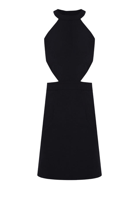Backless Halter Dress nomodel