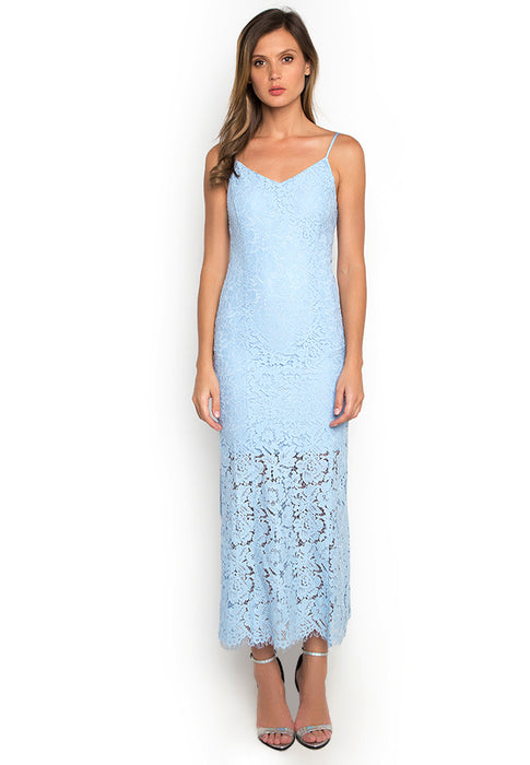 Laced Mermaid Maxi Dress