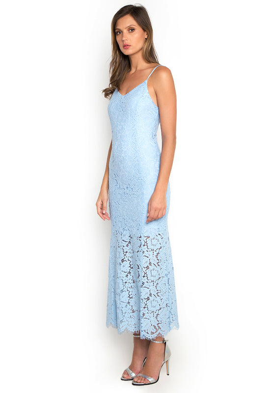 Laced Mermaid Maxi Dress leftside
