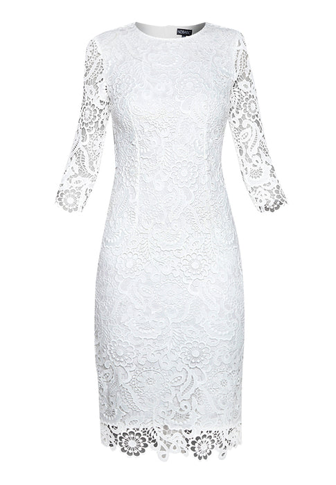 Long Sleeve Crochet Dress nomodel