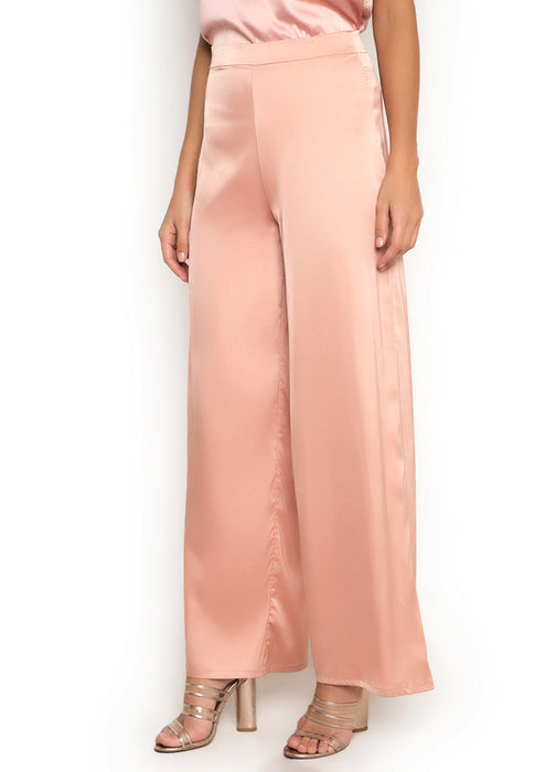 Satin Casual Pants leftside