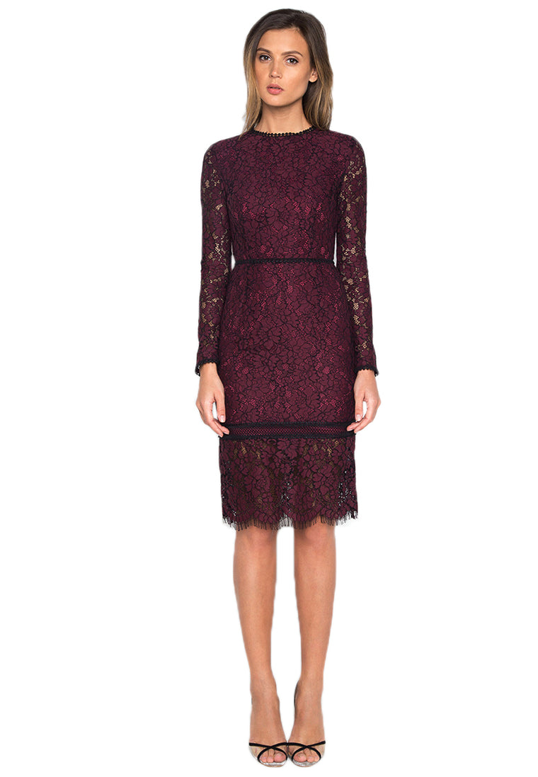 Ruby Red Midi Dress