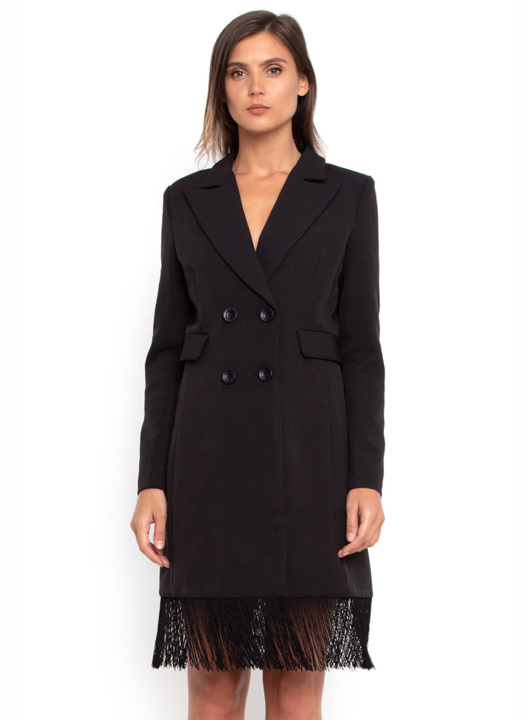 Fringed Dress Blazer