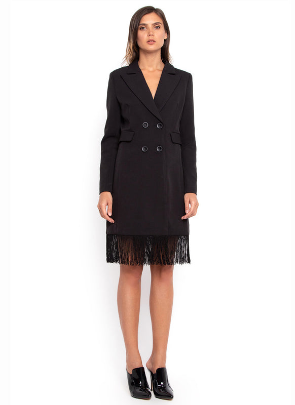 Fringed Dress Blazer