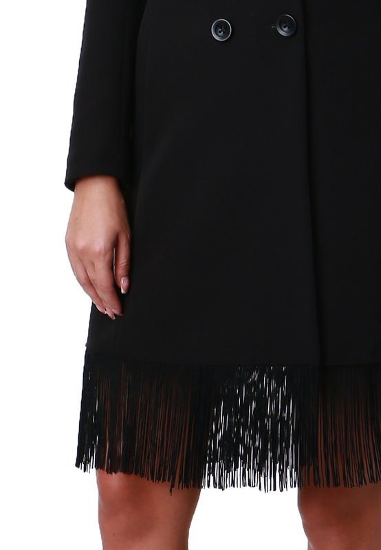 Fringed Dress Blazer closeup