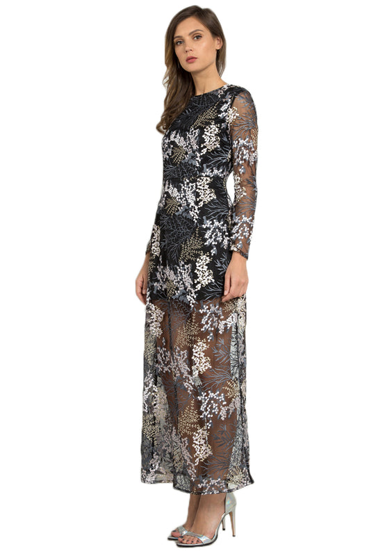 Embroidery Illusion Dress leftside