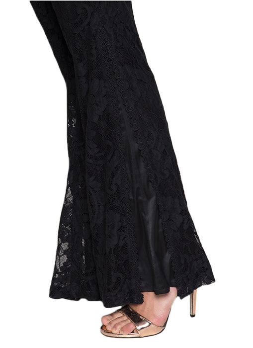 Cold Shoulder Lace Jumpsuit