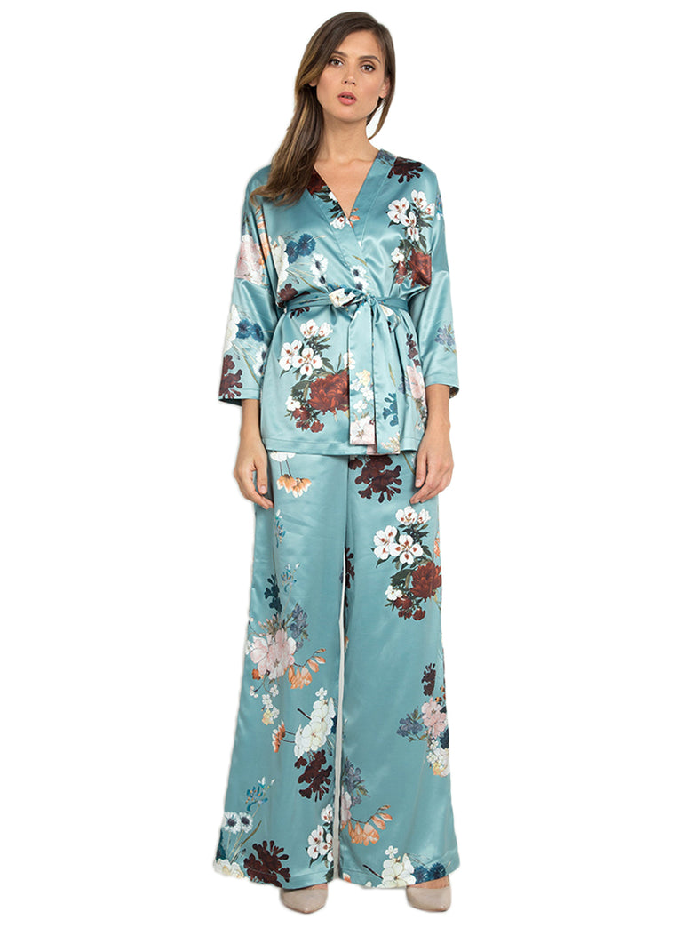Orientalia Satin Pajama Suit