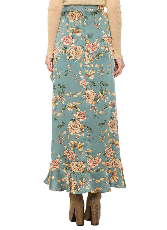 Versailles Floral Overlap Skirt