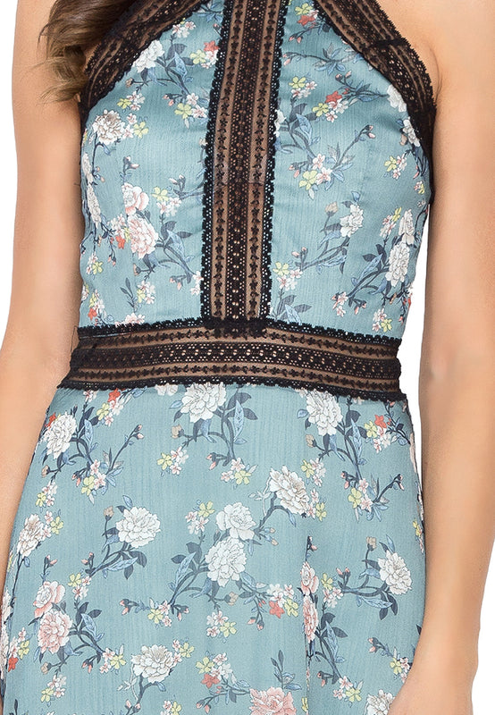Sky Blue Bouquet Dress