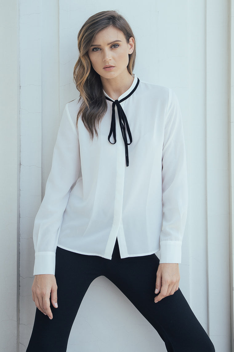 Velvet Trimmed Shirt outdoor frontside