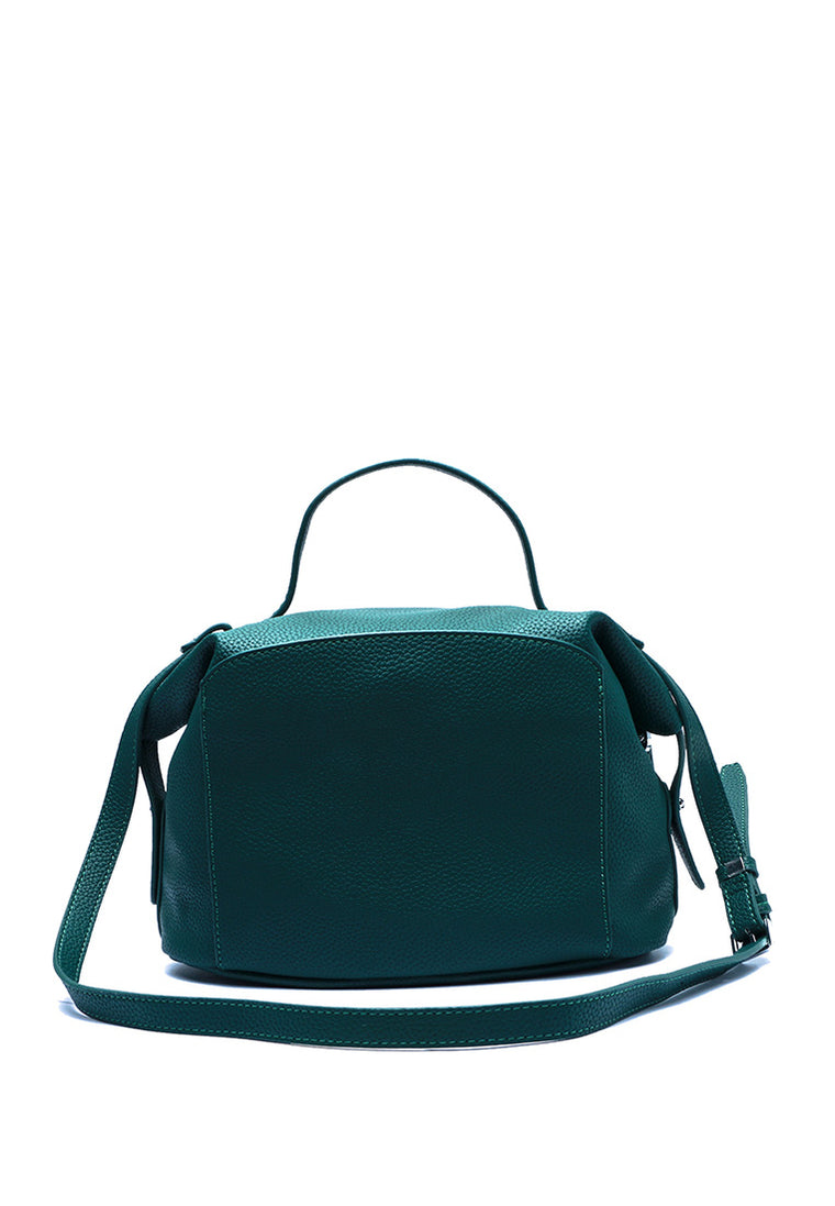 Cara Top Handle Bag (Deep Emerald)